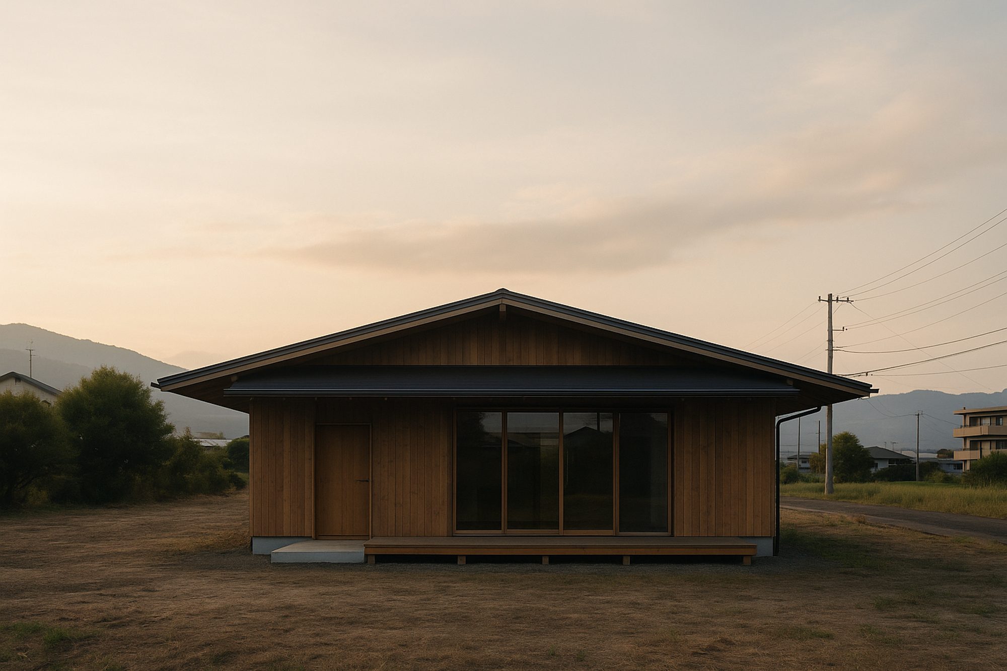 完成した住宅の外観